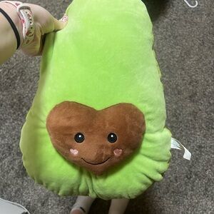 Heart avocado stuffed animal